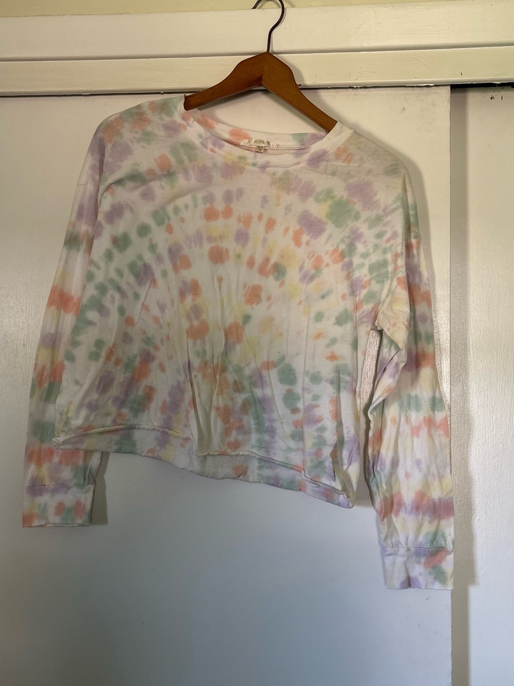 Z Supply 100% cotton tie dye long sleeve tee size XS